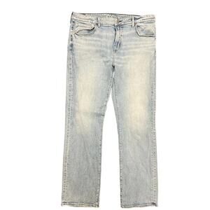 American Eagle Mens Light Wash Jeans Size 36x34